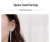 Elegant S925 Sterling Silver Snake Bone Tassel Earrings - Versatile, Exquisite Cool Design for Women, Perfect for Clubbing and Nightlife.