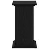 Suport pentru plante efect lemn de stejar negru 33 x 33 x 60 cm