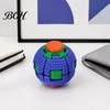 Spinning Ball Toy 3D Printed Press Spin Spiky Ball, Stress Anxiety Relief Fidget Spinner, Spinner Decompression Rotating Desk for Kids Teens