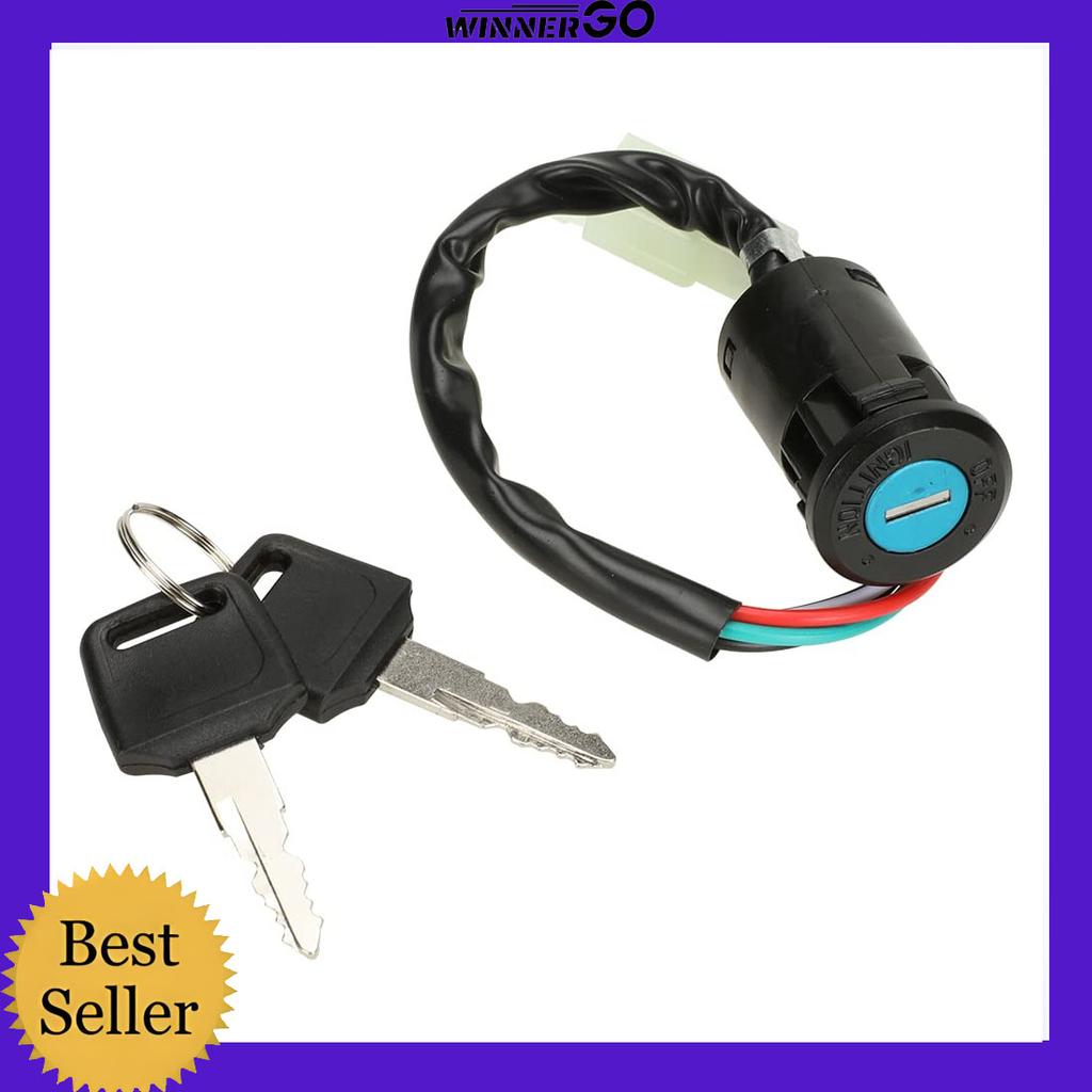 4 Pin Ignition Key Switch 4 Wire For Tao Tao Coolster Sunl Roketa Kazuma Chinese Made 50cc 70cc 90cc 110cc 125cc ATV