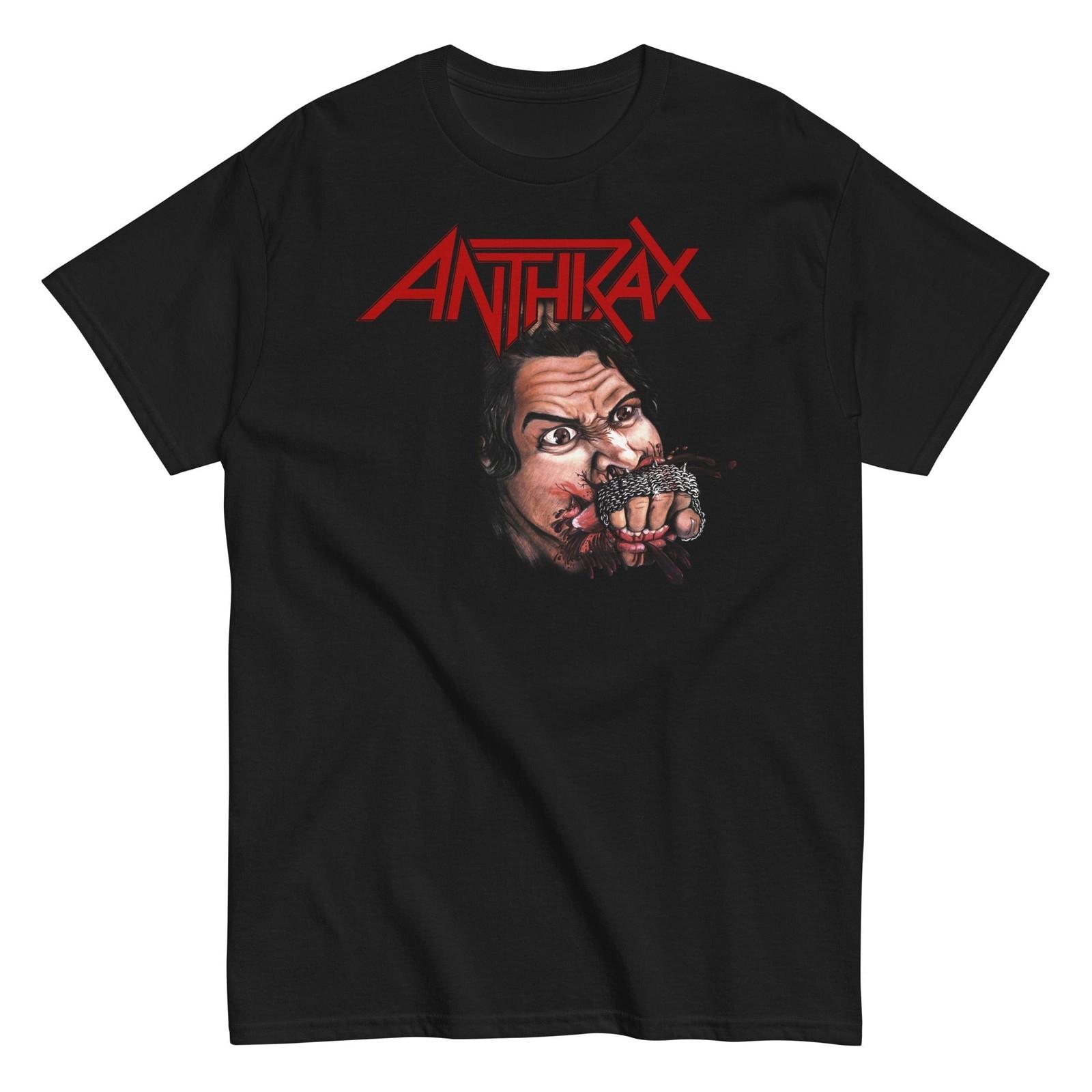 MerchMoment Anthrax Bite Your Hand T-Shirt T-Shirt Black New M