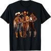 Black African American Cowgirl Western Country Texas Rodeo T-Shirt(3)