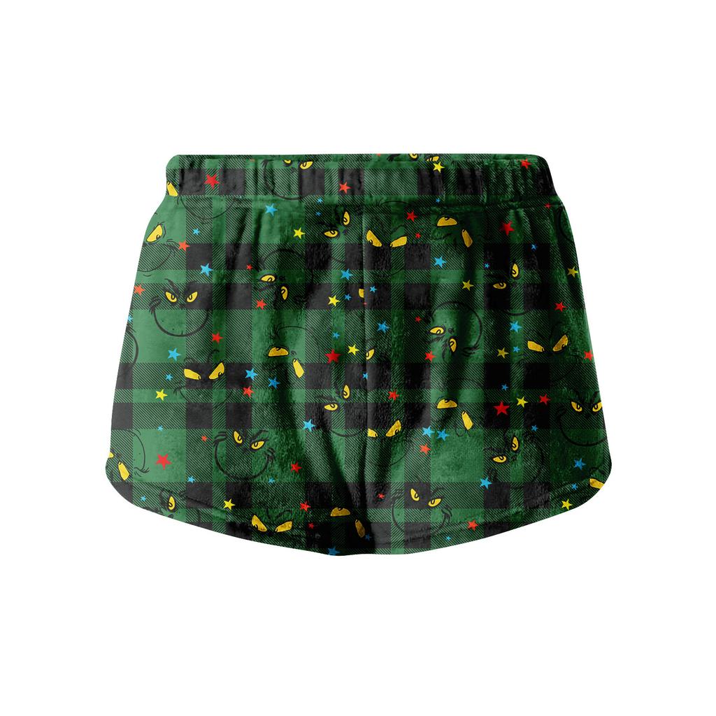 Women's Soft Stretch Flannel Short Side Pocket Drawstring Casual Pajama Pants Soft Pajama Pants