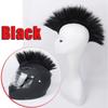 Reusable Mohawk Synthetic Wigs Adhesive Helmet Mohawk Wig Decorative Helmet Decorations  Ski Helmet