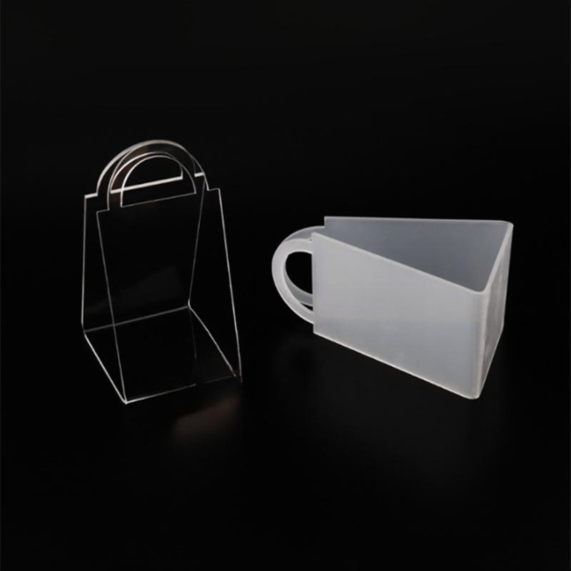 20 Stück Transparentes Acryl Dim Sum Schokolade Handtasche Handbox Geschenk Handheld Box Festival Party Kleines Geschenk Dekoration Regale