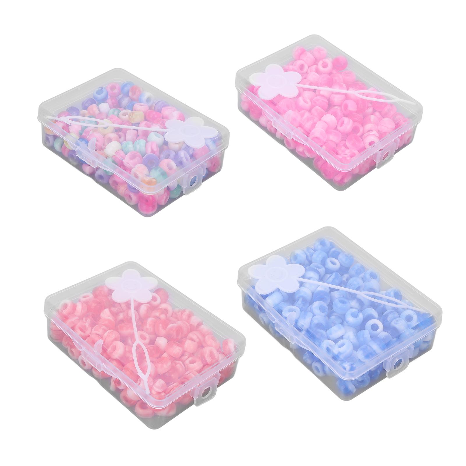 Набор бусин Pony для изготовления украшений в конфетных цветах — фото 6