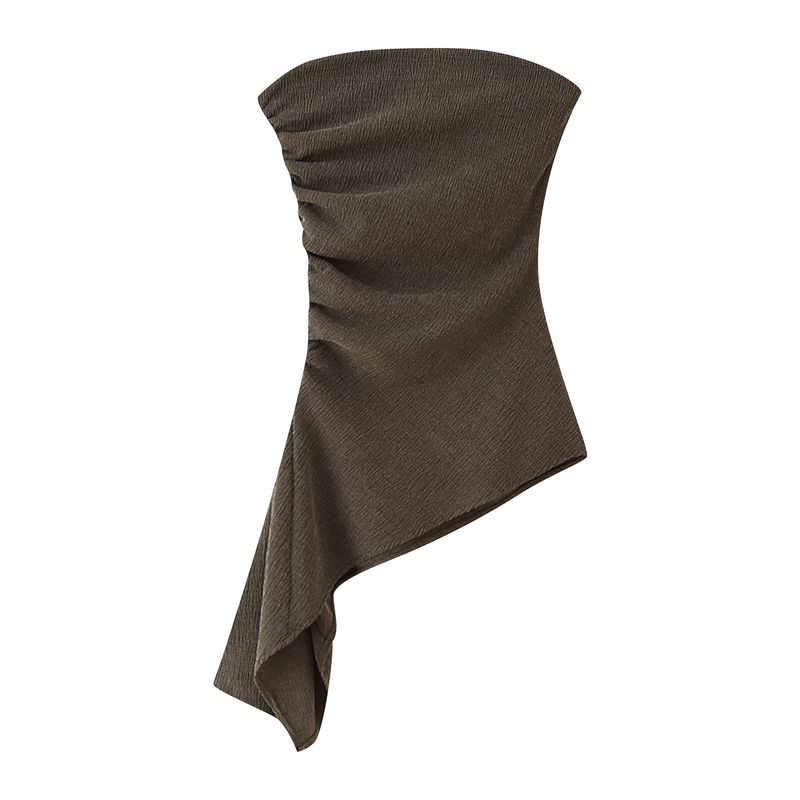 Kaslead New Arrival Women's Clothing Fashion Style Fashion All-Match Texture Word Tank-Top 3644317 250