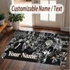 Custom Name Crystal Velvet Rug,Bruno Mars Comfortable Anti Slip Floor Mat For Room Decoration