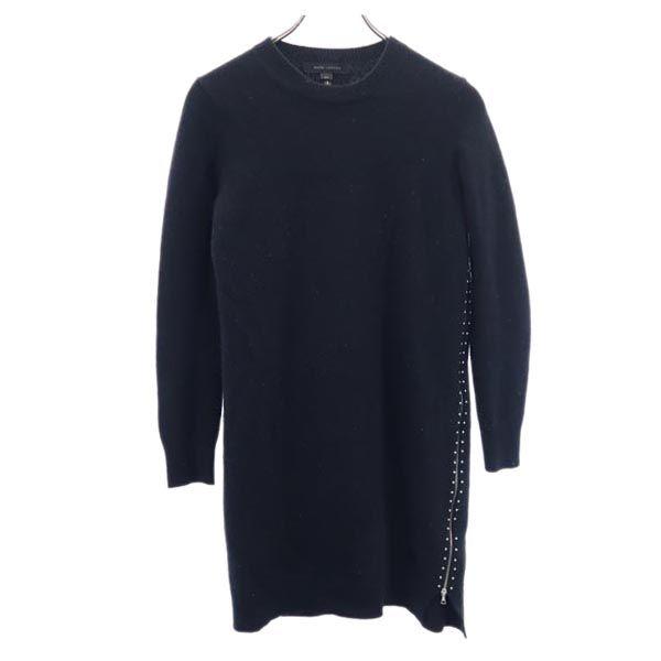 

MARC JACOBS wool Long sleeve knit one piece S Navy system Women Used