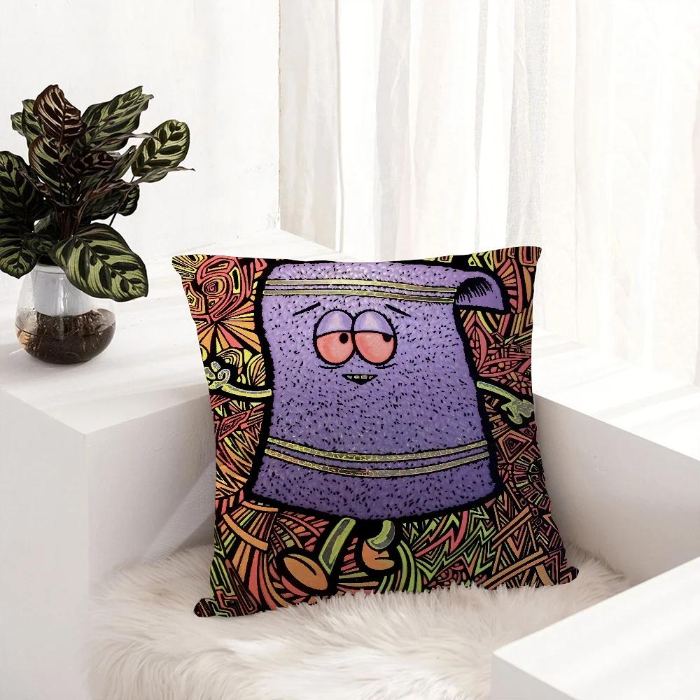 Purple Eyes Towelie Pillow Anime Pillow Sofa Bed Head Pillow Cover Cushion Cover 45x45 cm Fashion