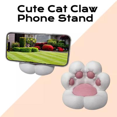 3D Printed Cat Paw Phone Stand Cute Desktop Holder for Mobile Phone