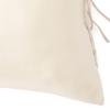 Francfranc Slim Ribbon Pillowcase, CICA-processed, 70cm X 50cm, Ivory, Ribbon Style, Rayon, Bedding