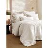 Housse de couette en percale 240 x 260 cm blanc chantilly Perrine