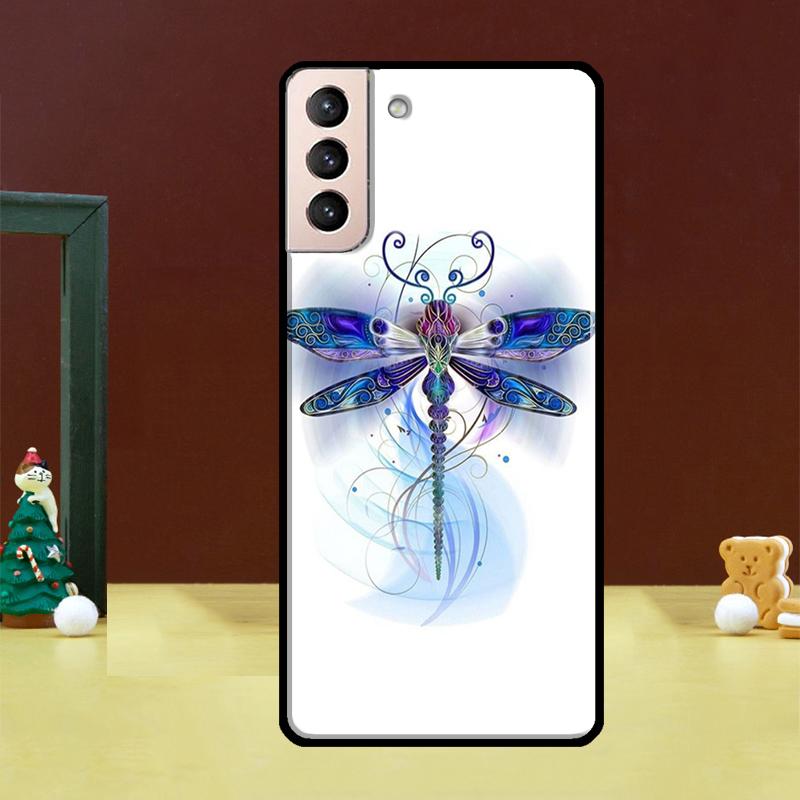Dragonfly Animal Art Case For Samsung Galaxy S23 S22 Ultra S21 Ultra S21 FE S9 S10 Note 10 Plus S20 FE Back Cover