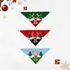 Pet Christmas Dog Cartoon Cute Scarf Towel for Small, Medium and Large Dogs with Fur Holiday Decoration