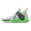 Li Ning Wade Fission 7 Basketball Shoes Men's Mid top Microcrystalline Gray/Fluorescent Neon Green/Ebony Black ABPR025-1