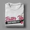 Tricou Kpop Vintage Babymonster Batter Up Bărbați Gât O Bumbac Tricouri Mânecă Scurtă Tricouri Mărimi Mari Topuri