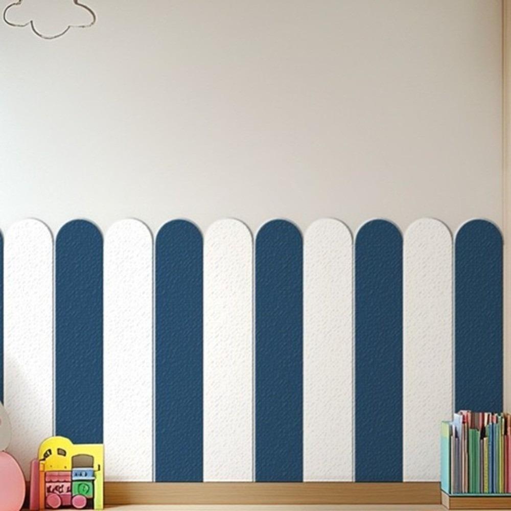 

10 pieces/set Self-adhesive Anti-collision Wall Sticker Thickening Soft Wall Mat Apartment Wall