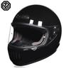 Orz Motorcycle Retro Full-face Helmet for Men, Winter, Stylish and Cool, for Women, Trendy, Racing, Cruiser, Retro Helmet, Suitable for All Seasons