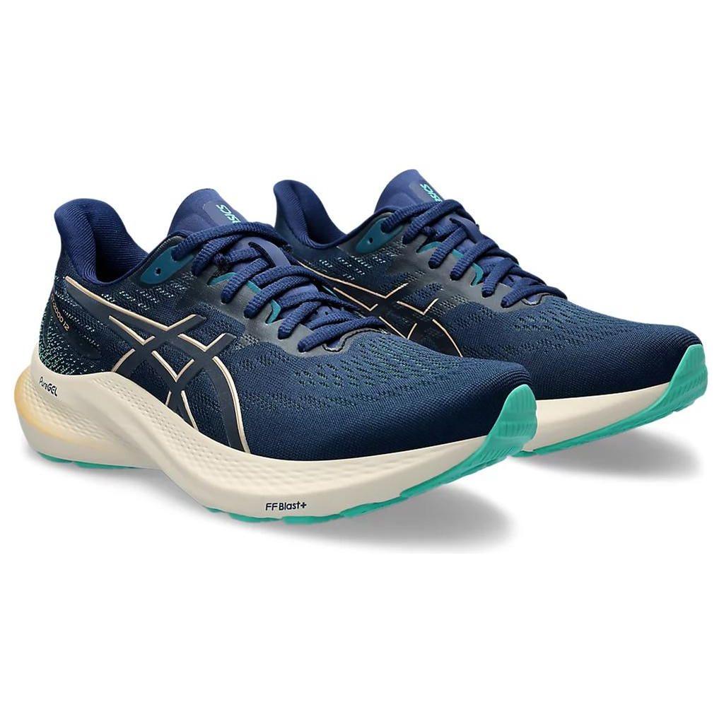 Asics GT 2000 12 Blue Expanse Champagne Damesneakers 1012B506-401