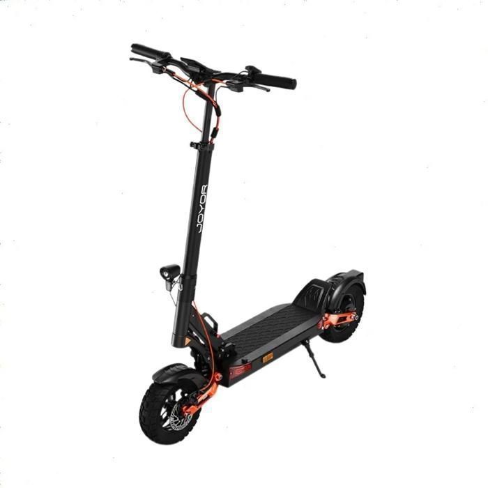 Scooter Électrique JOYOR T6 - Moteur 600 W - Batterie 48 V--18 Ah - Pneus 10 Pouces - Noir