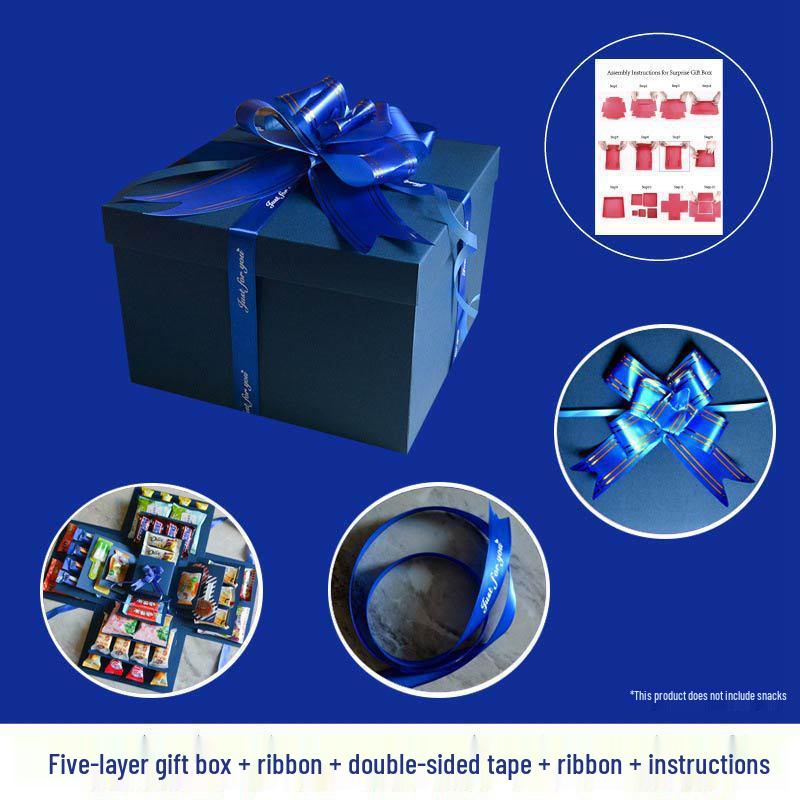 Five-Layer Birthday Surprise Gift Box for Kids