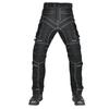 Mens All-Season Motorcycle Riding Pants With Integrated Armor Waterproof Stretch Waistband Protective Gear