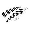 2PCS Car Side Body Door Stickers For Renault Clio RS R.S. MK2 3 4 Racing Flag Style Vinyl Decals Auto Decor Stickers Accessories