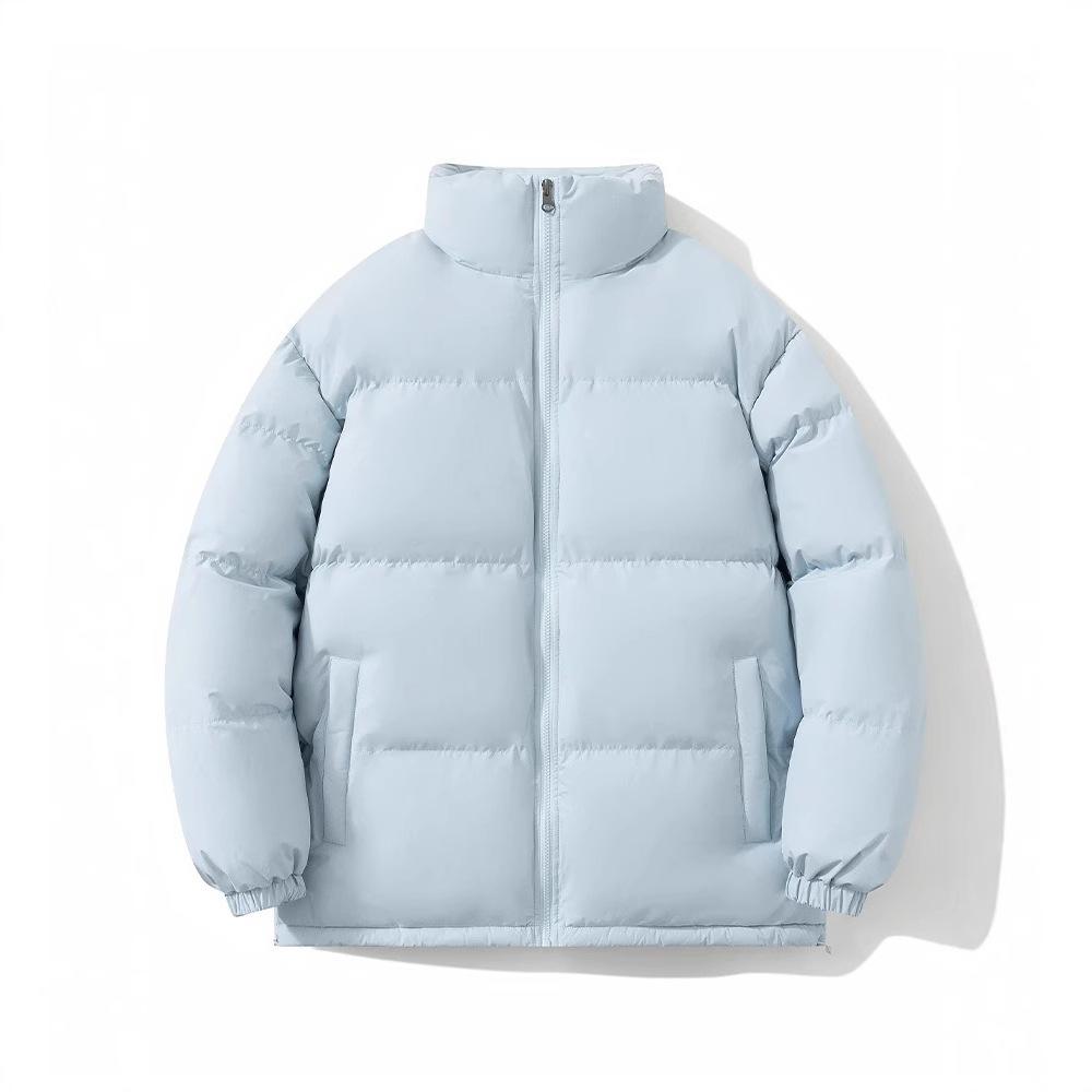 Daunenjacke für Herren Neu Winter Locker Plus Baumwolle Verdickt Warm Stehkragen Kälteabweisende Kleidung Jacke