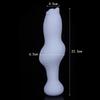 Soft Silicone Animal-Inspired Tail with Real Hair for Erotic Cosplay and Adult Play
