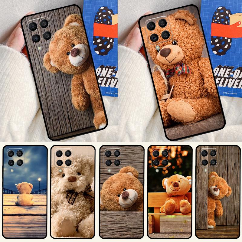 Cute Bear For Samsung Galaxy M14 M34 M54 M33 M13 M23 M53 M15 M55 M31 M51 M20 M30s M32 M52 Phone Case