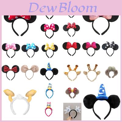 Cartoon Minnie Mickey Ear Headband For Adults And Children Cute And Sparkly Butterfly Bow Hair Accessories