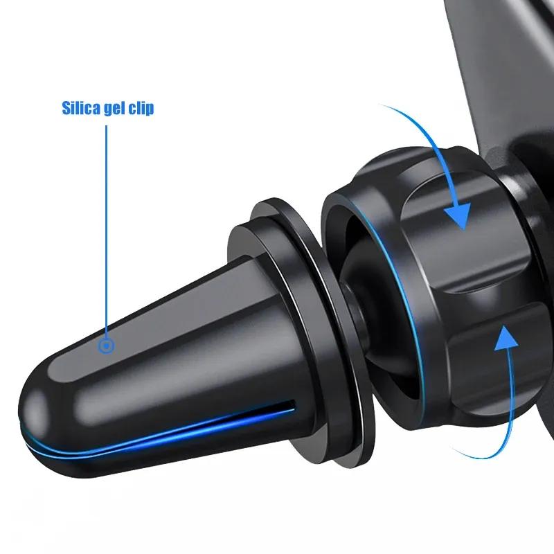 Supporto Telefono Gravità ABS Clip per Bocchetta Aria Auto Supporto Smartphone Per Skoda Octavia Rapid Kodiaq Karoq Superb Fabia Kamiq