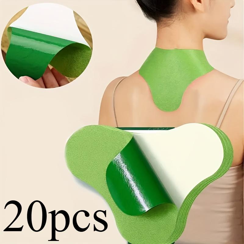 20pcs Shoulder Patches for Neck, Back, Waist & Hand - Green Heat Pads for & Muscle Tension - Essential Home Use