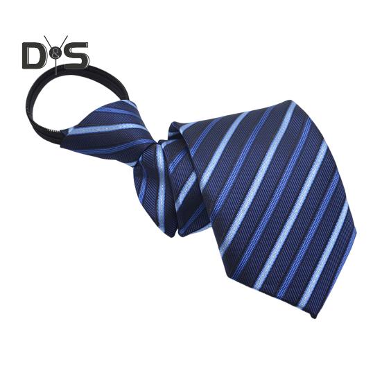 Men Business Tie Multiple Pattern Designs Rich Colors No Knot Casual Neck Tie Banquet Wedding Party Necktie