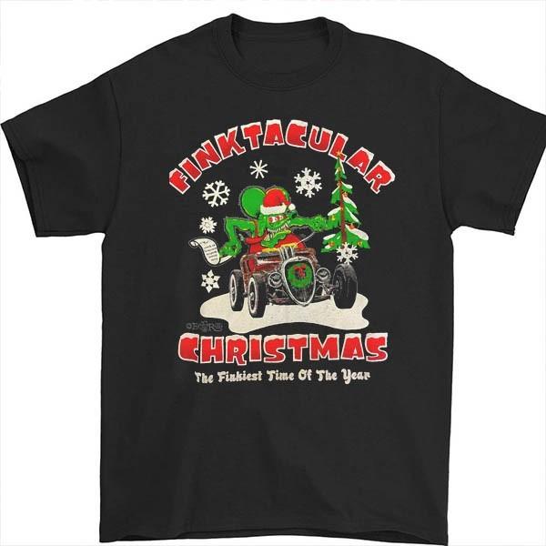 

New Ed Roth Rat Fink Finktacular Christmas Gift Unisex S-5XL Shirt DO265 Unisex T-Shirt L