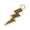 Lightning Charms Pendant DIY Handmade Earrings Charms Accessories Crystal Pendant Jewelry Making Supplies:VD874
