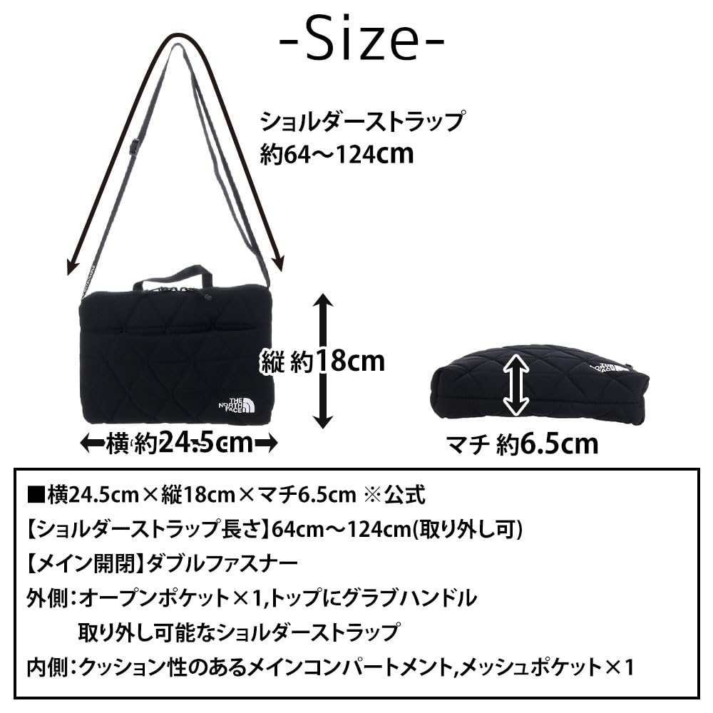 North Geoface Pouch NM32356 2L Vintage White ONE SIZE [The Face]