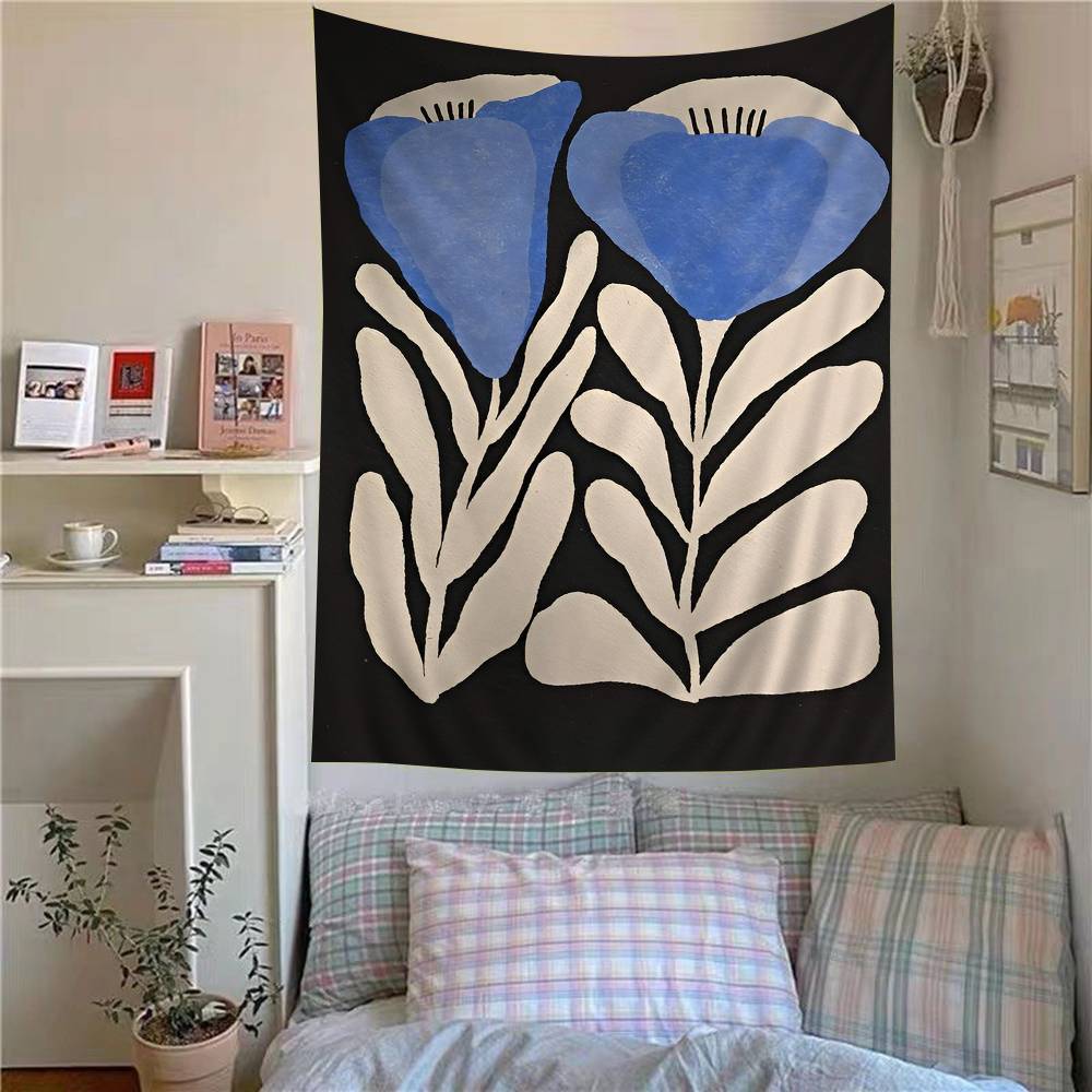 Abstract minimalist female body lines anime tapestry wall decoration home decor girls bedroom decoration
