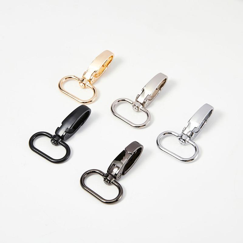 Zinc Alloy Dog Buckle Webbing Hook for Bag Straps