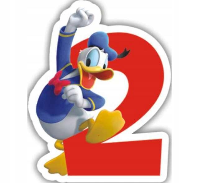 Birthday Candle 2 Disney Donald Duck 1 Pc
