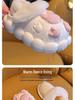 Cozy Winter Marshmallow Kids' Cotton Slippers - Non-Slip Plush with Removable Cover