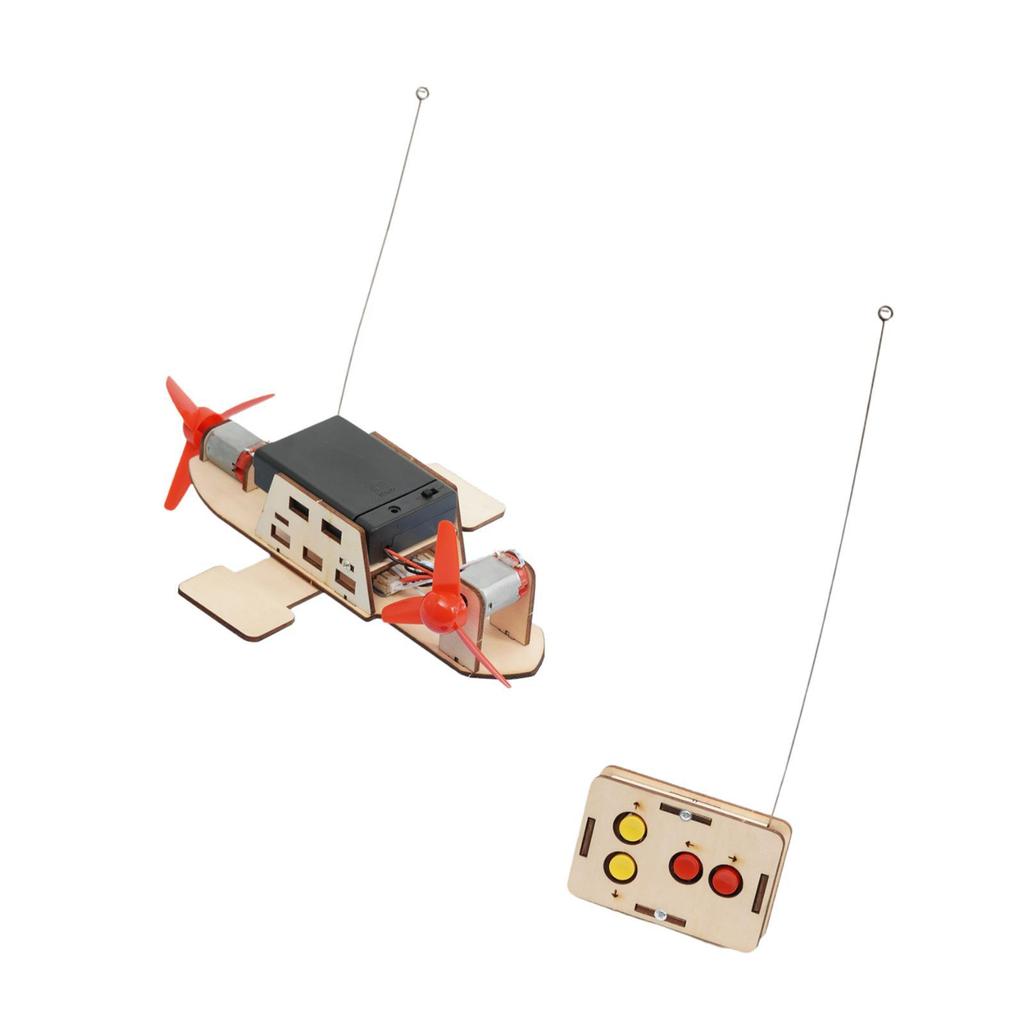 DIY RC Boat Kit Building Toy Cordless Control for Children Boys Toddler