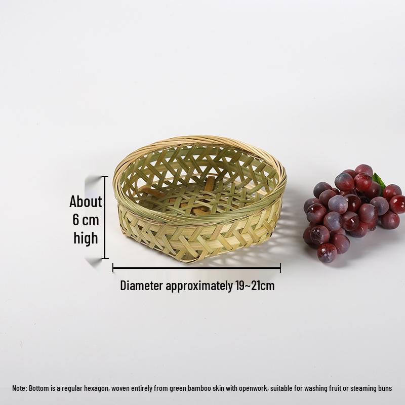 Handmade Bamboo Fruit and Snack Basket