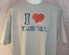 I Love Florida Shirt and Kids Shirt, Glitter Style Iron On, Gildan Heavy Cotton Men's Size 2X