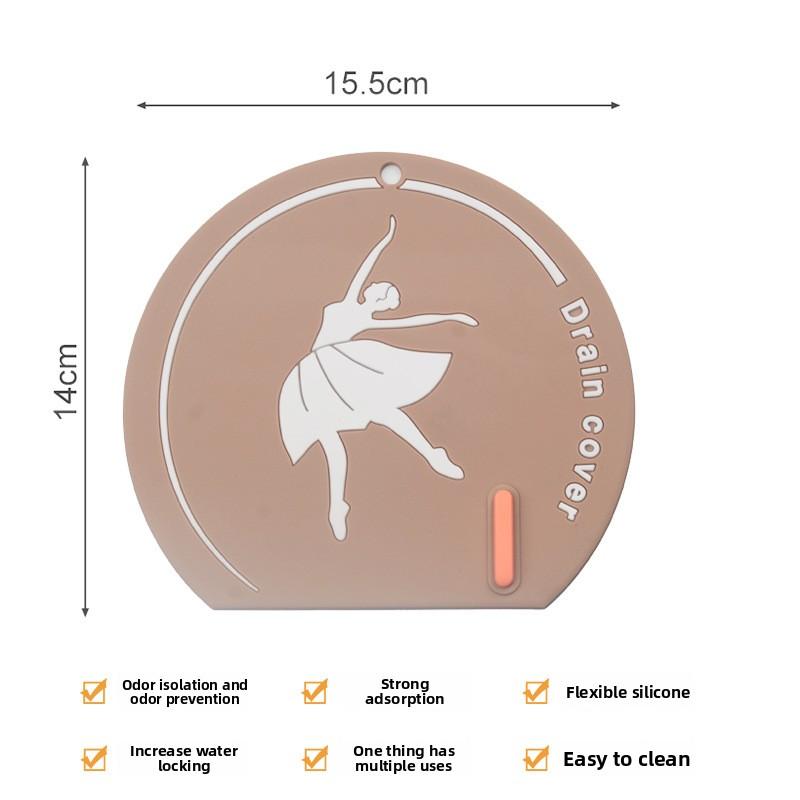 

Floor Drain Cover, Anti-odor Pad, Bathroom Toilet Opening, Anti-odor, Bathroom Hair Filter, Kitchen Insect-proof Silicone Sewer