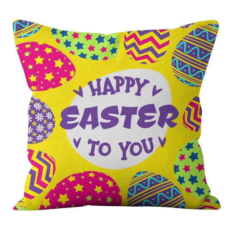 Easter Bunny Pillow Cover Home Pillow Cushion Cover