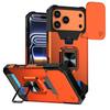 Чехол для 17 16 15 14 13 12 Pro Max Plus 8 7 Plus Mini Усиленная защита со сдвижной крышкой для камеры и крышкой-кардхолдером