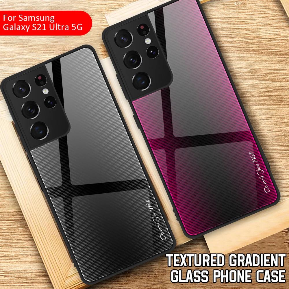 Luxus Farbverlauf Handyhülle Für Samsung Galaxy S23 S21 S22 S24 S25 Ultra Plus Note 20 Ultra S21 FE S20 S23 FE 5G Hülle Glas Hülle