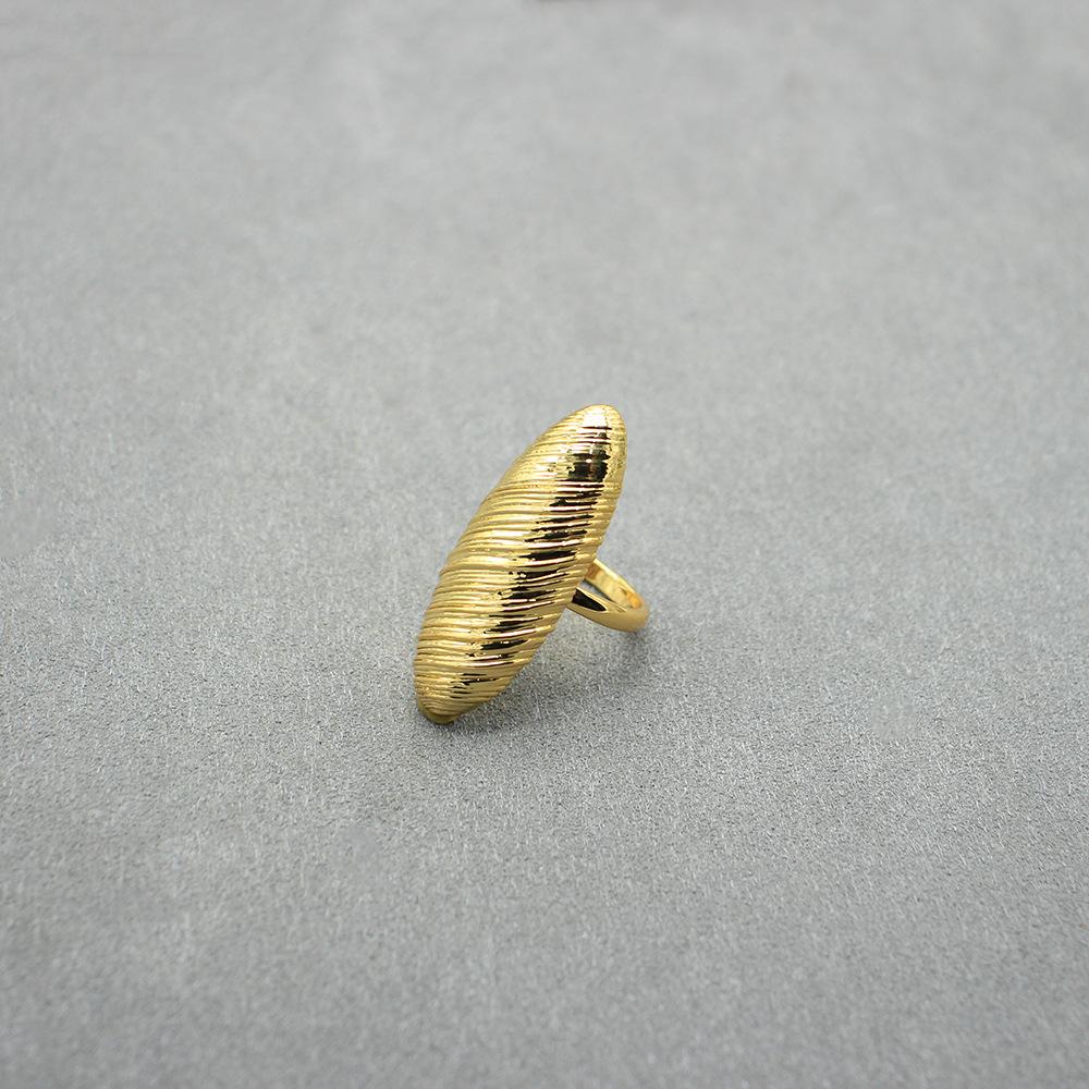 

Осенне-зимний комплект серег и кольца с матовой отделкой, серьги Zhang Jingyi класса люкс, простое золото.